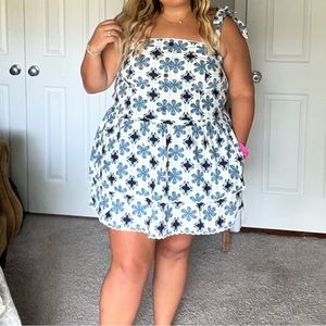 Agua Bendita x Target Coral Tile Print Skirt and Top